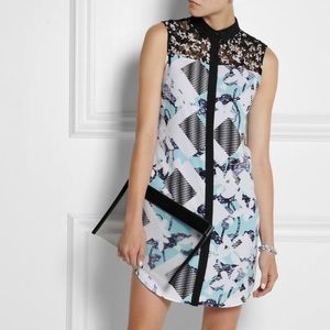 Peter Pilotto for Target Blue Black and White Printed Dress